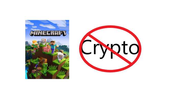 Mincecraft bans crypto