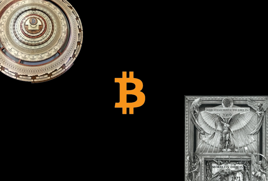 the best Bitcoin art with Bitcoin logo