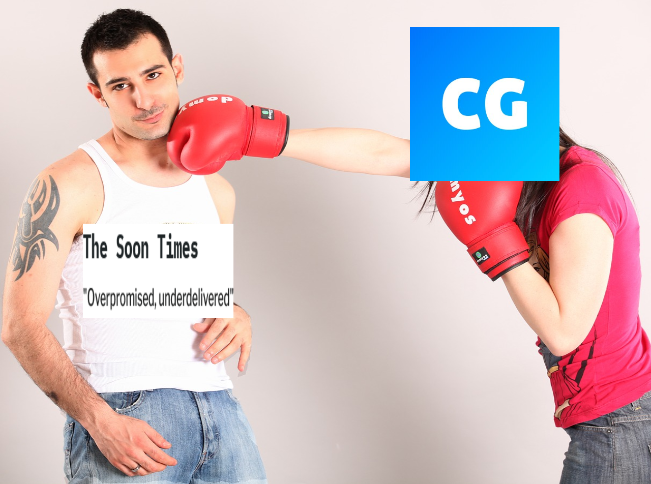 The Soon Times vs CoinGeek