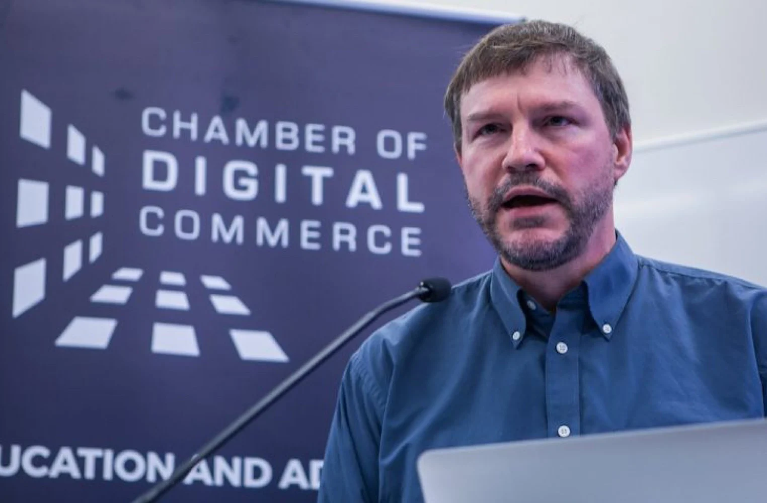 Nick Szabo speaking at smart contracts conference
